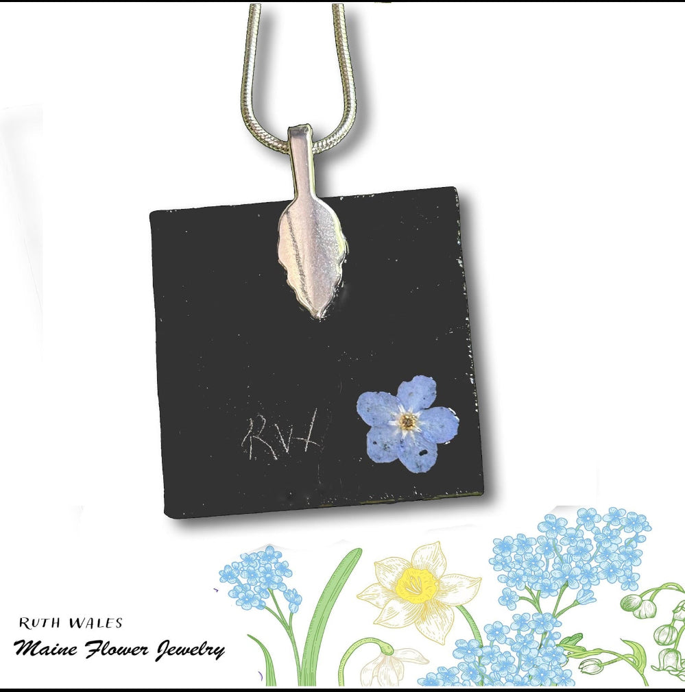 Real Daisy Pendant