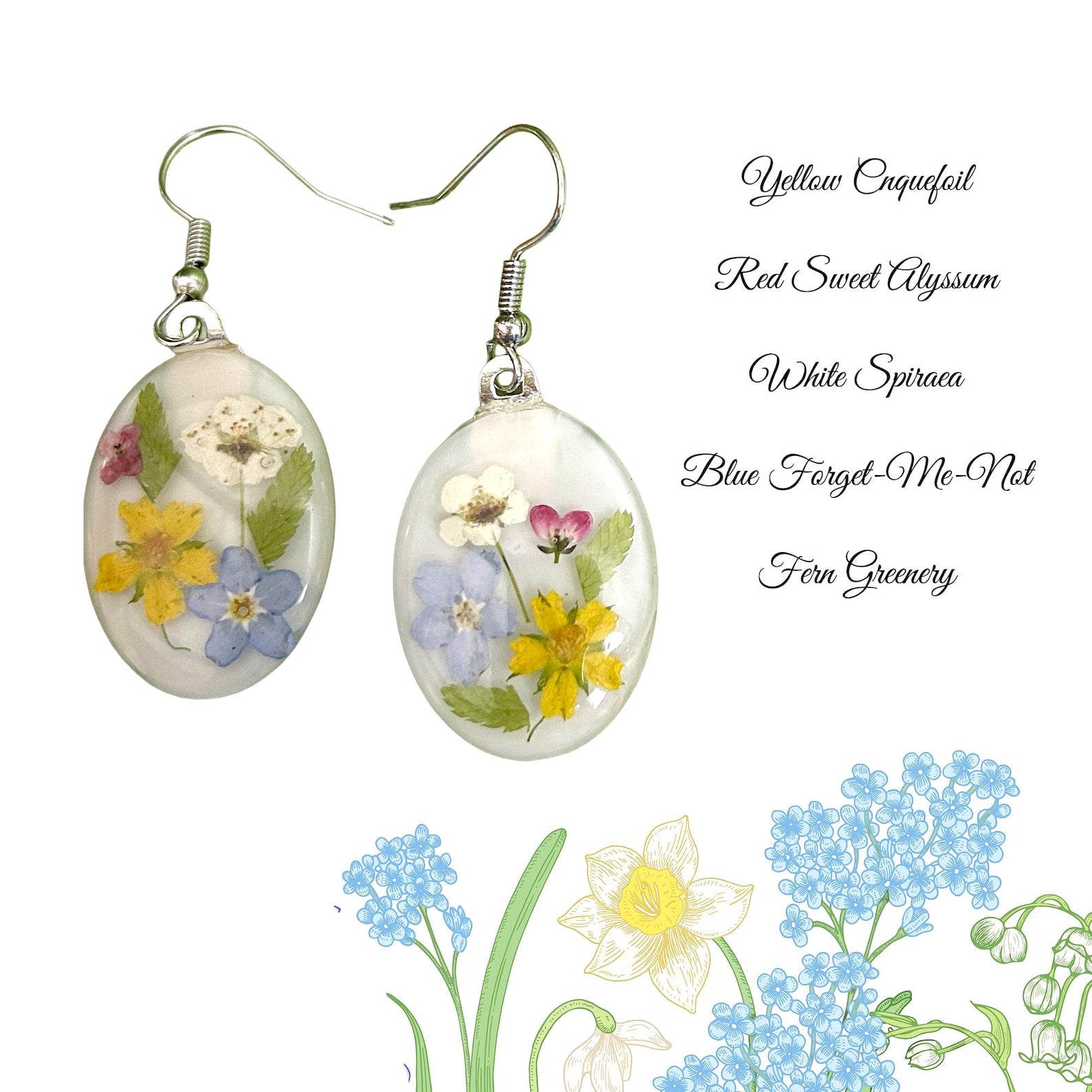 Flower Garden Earrings