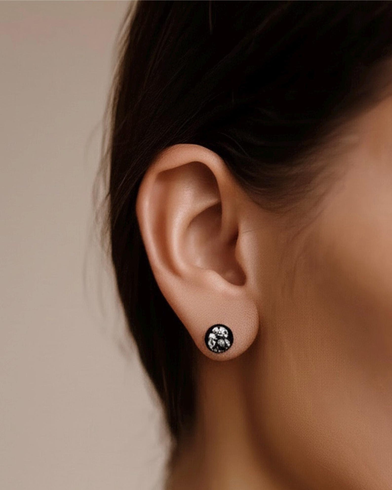 Queen Annes Lace Stud Earrings
